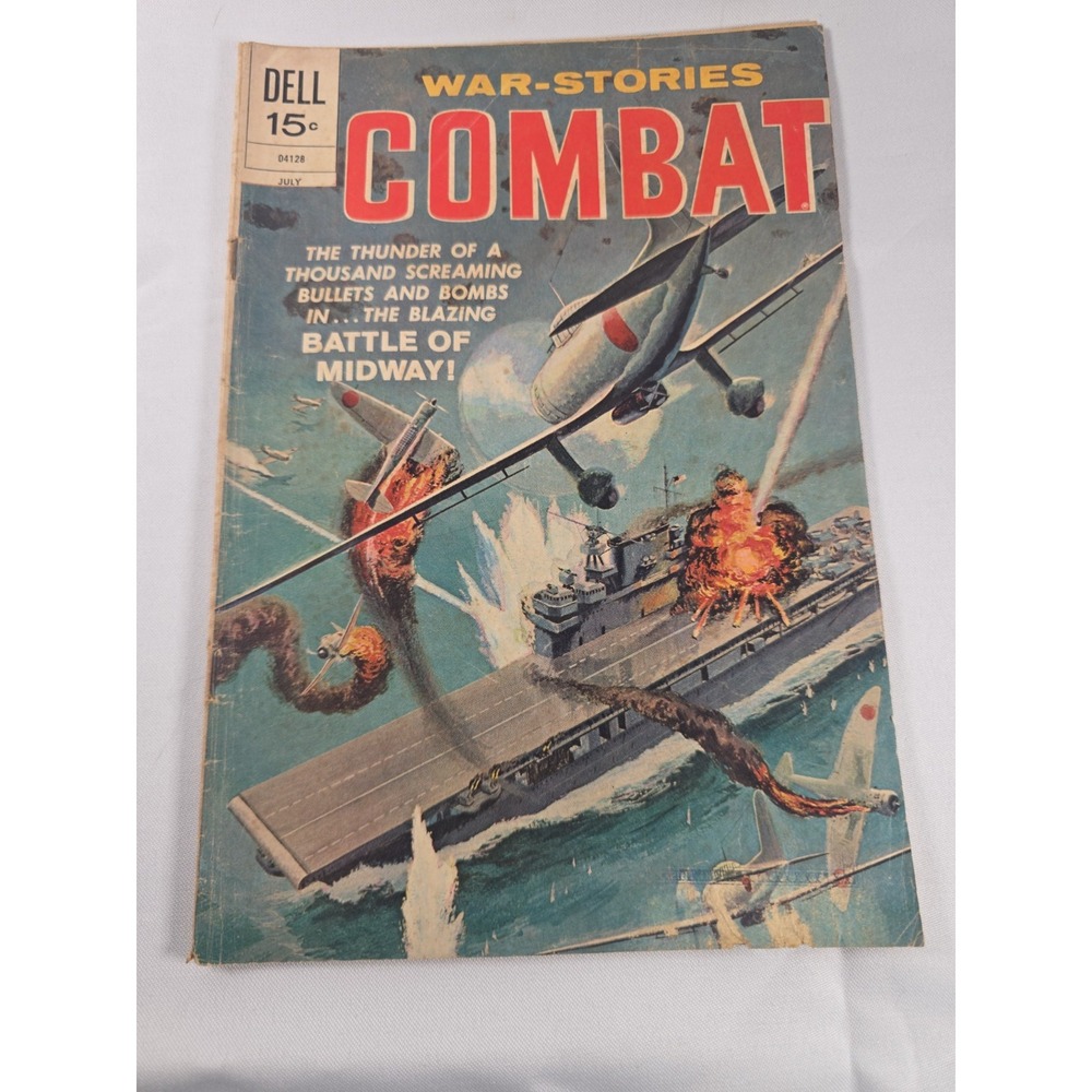 Combat #36 Dell Comics July 1972 Battle of Midway WWII War Comic Sam Glanzman
